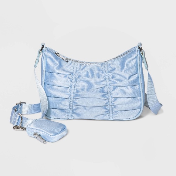 wild fable Bags Wild Fable Nylon Crossbody Bag With Pouch Light